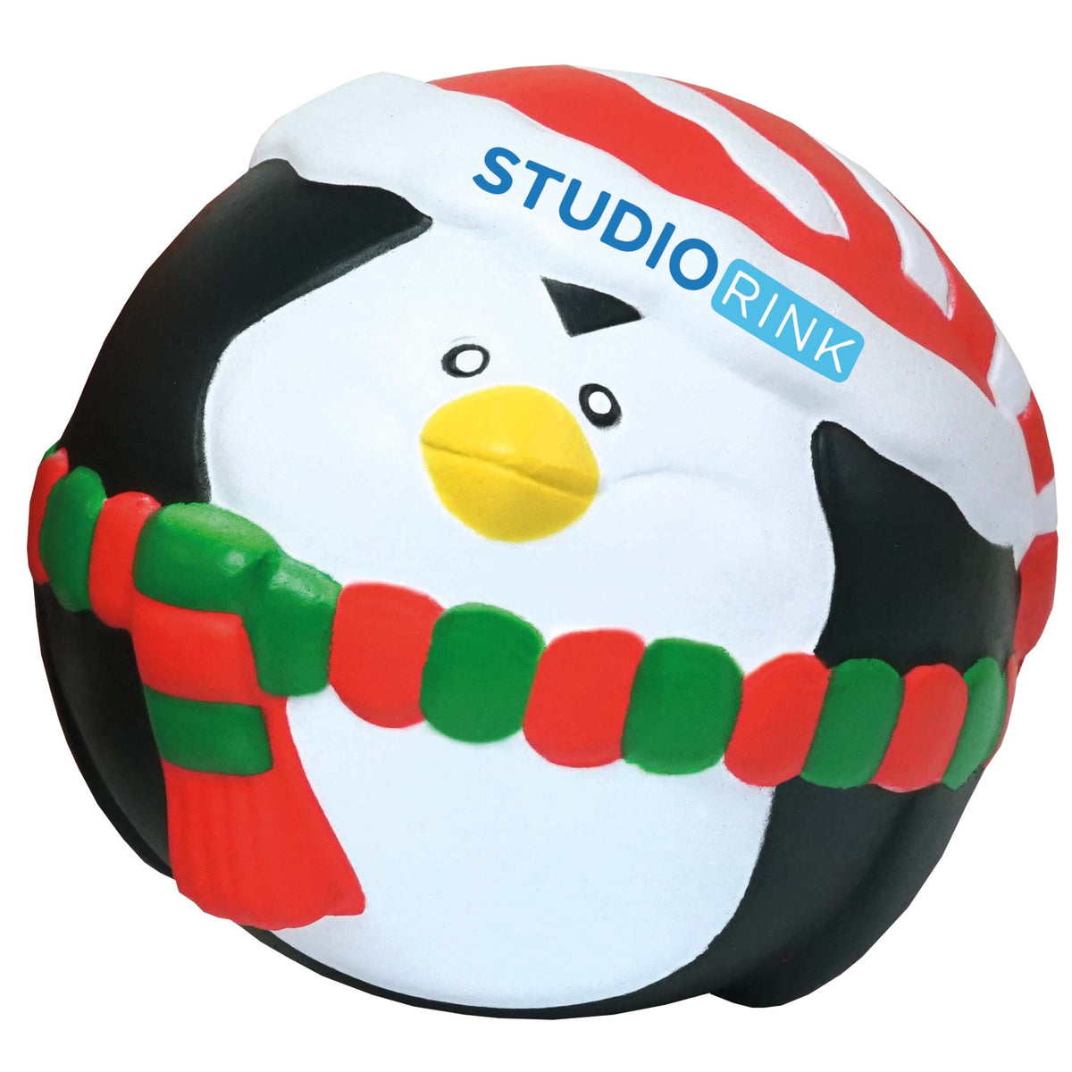 Branded Christmas Penguin Stress Toy