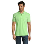Branded Easy Care Men's Polo Shirt in Green