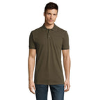 Branded Easy Care Men's Polo Shirt in Green