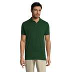 Branded Easy Care Men's Polo Shirt in Green