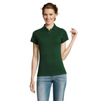 Branded Easy Care Women's Polo Shirt in Green