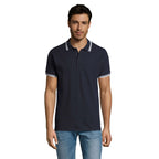Branded Fitted Stripe Men's Polo Shirt colour option FW