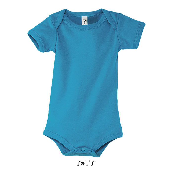Branded Baby Bodysuit in Blue
