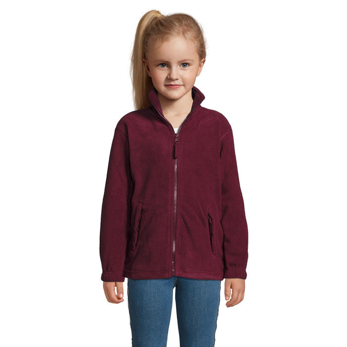 Branded Kids Zipped Fleece Jacket colour option BG