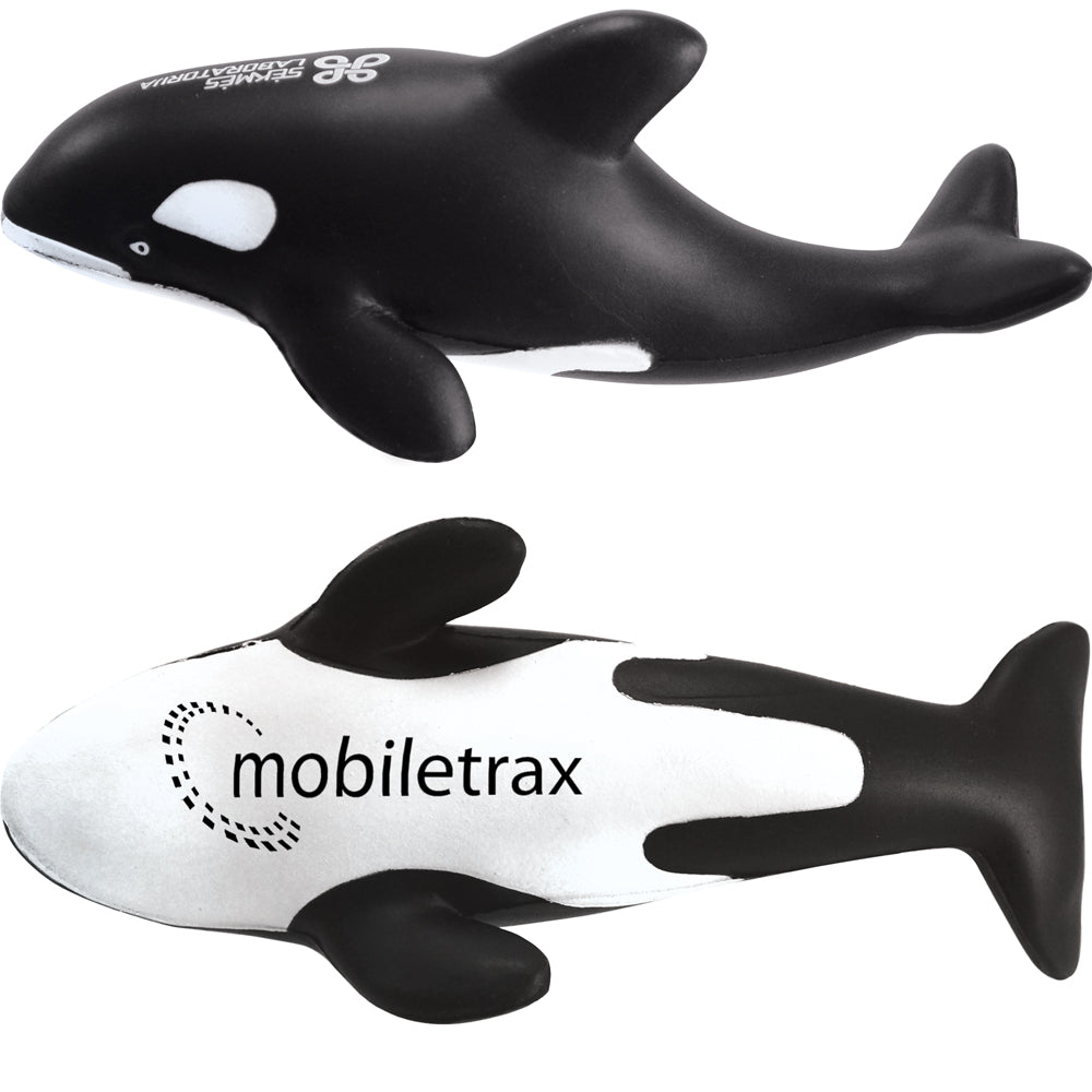 Branded Orca Whale Stress Toy