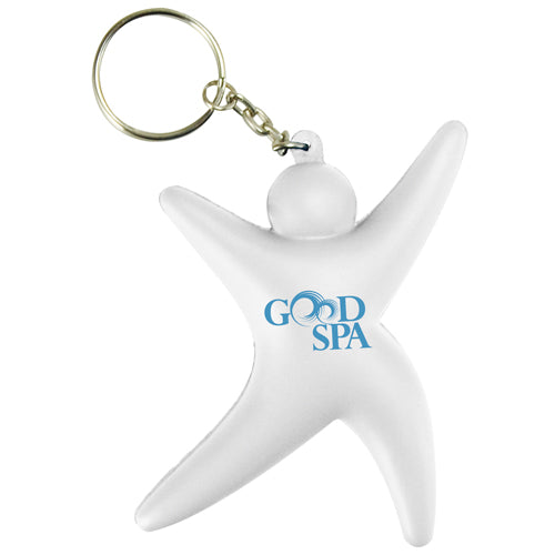 Branded Gymnast Stress Toy Keyring