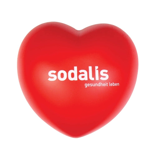 Branded Love Heart Stress Toy - S0100