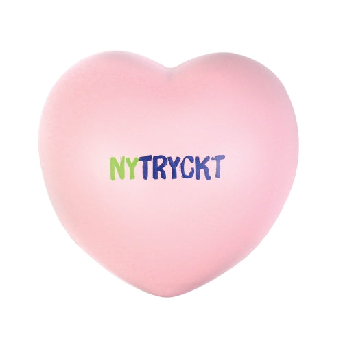 Branded Love Heart Stress Toy - S0100