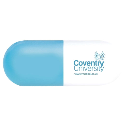 Branded Capsule Pill Stress Toy