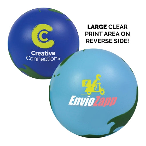 Branded Globe Stress Toy
