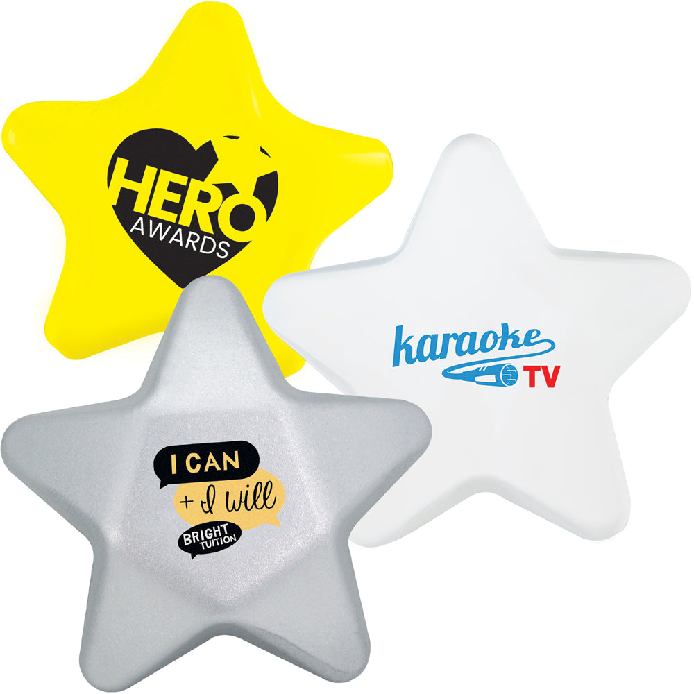 Branded Star Stress Toy