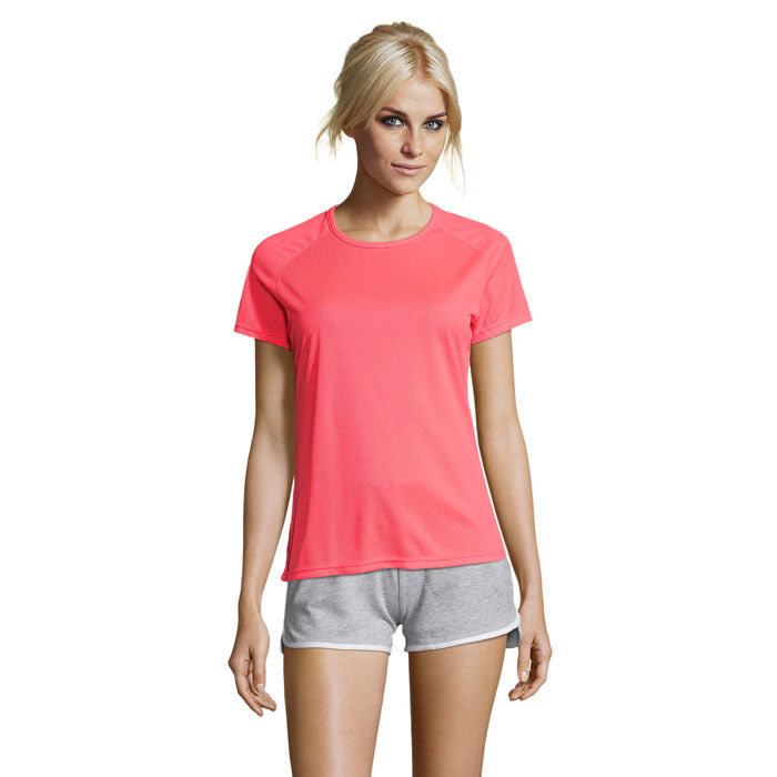 Branded Women's Raglan Sports T-Shirt colour option NC