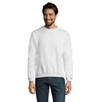 Branded Men's Round-Neck Sweatshirt in Grey