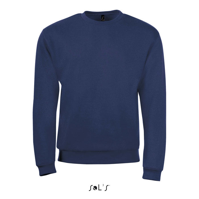 Branded Men's Round-Neck Sweatshirt in Blue