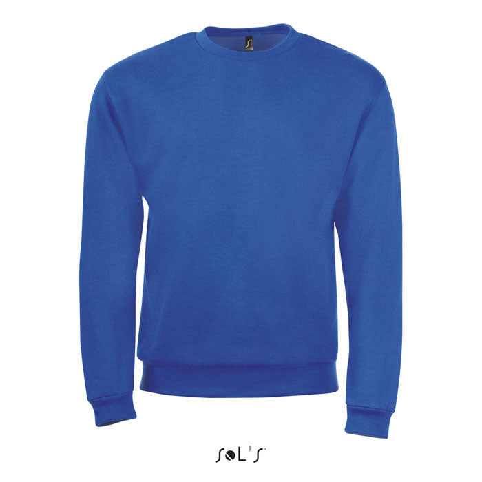 Branded Men's Round-Neck Sweatshirt in Blue