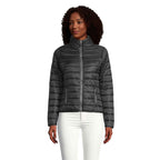 Branded Women's Light Padded Jacket in Black