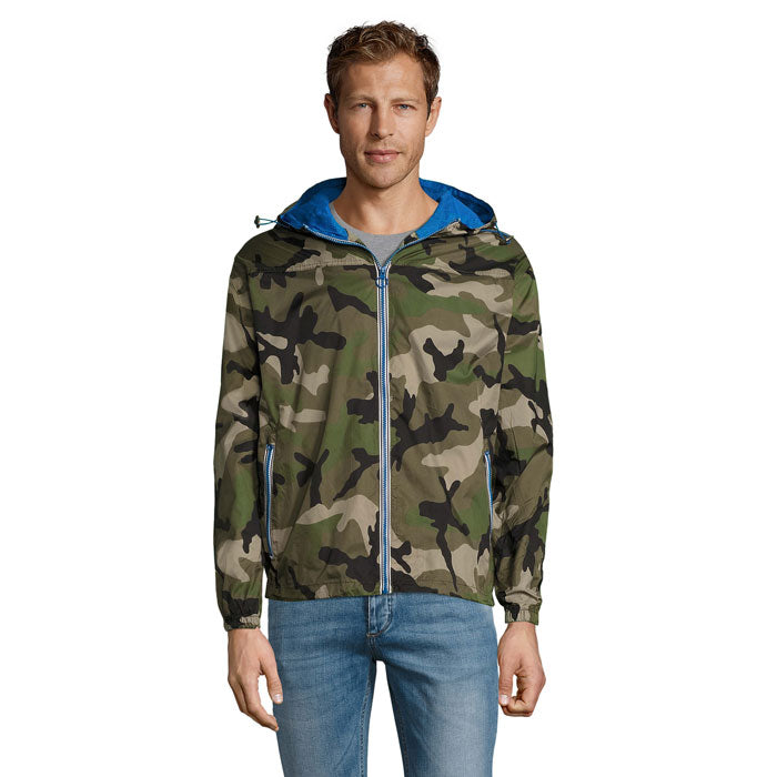 Branded Lined Windbreaker colour option AD