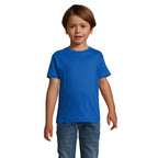 Branded Fitted Kids T-Shirt in Blue