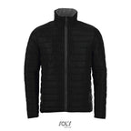Branded Men's Light Padded Jacket in Black