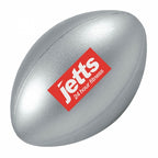 Branded Coloured Rugby Ball Stress Toy