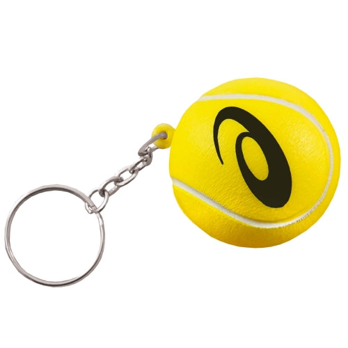 Branded Tennis Ball Stress Toy Keyring