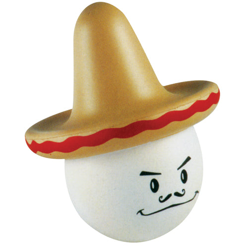Branded Fiesta Man Stress Toy