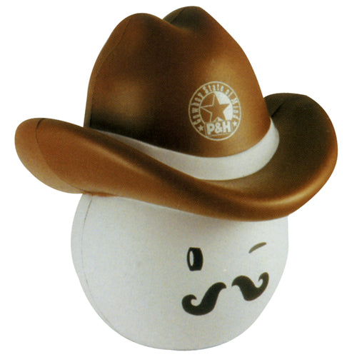 Branded Cowboy Man Stress Toy