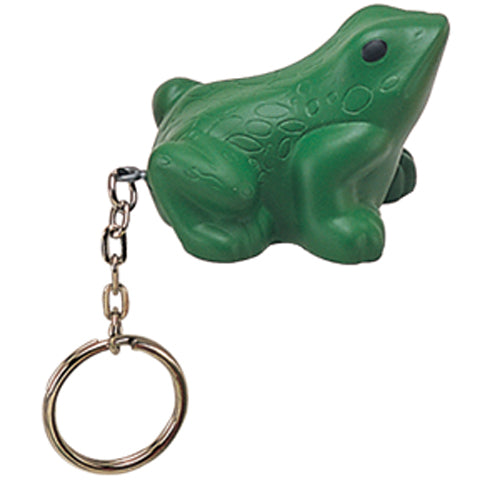 Branded Frog Stress Toy Keyring