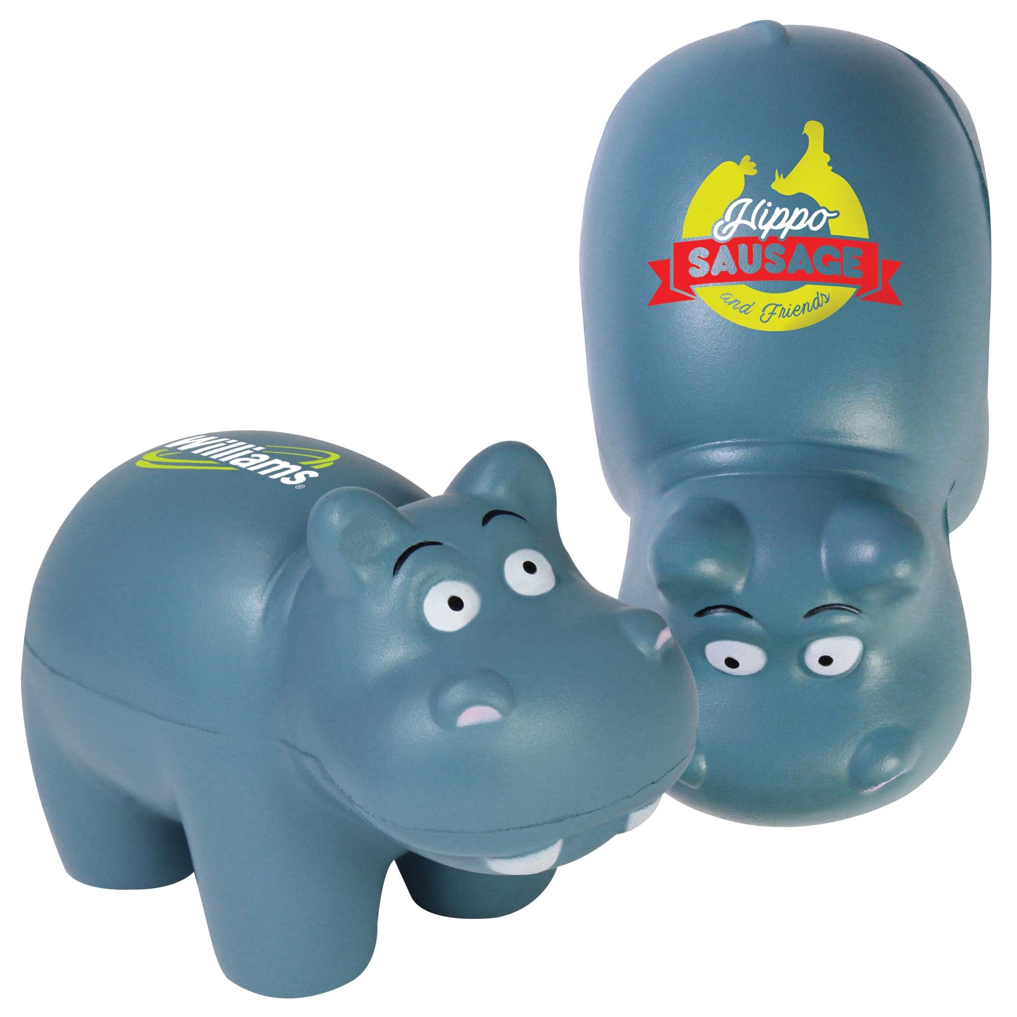 Branded Hippo Stress Toy