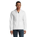 Branded zip hoodie, front view