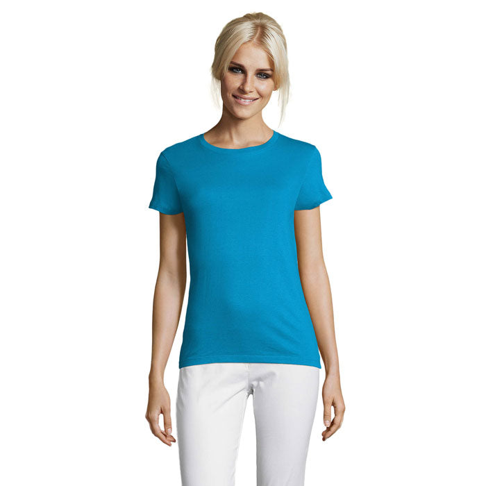 Branded Women's T-Shirt in Blue