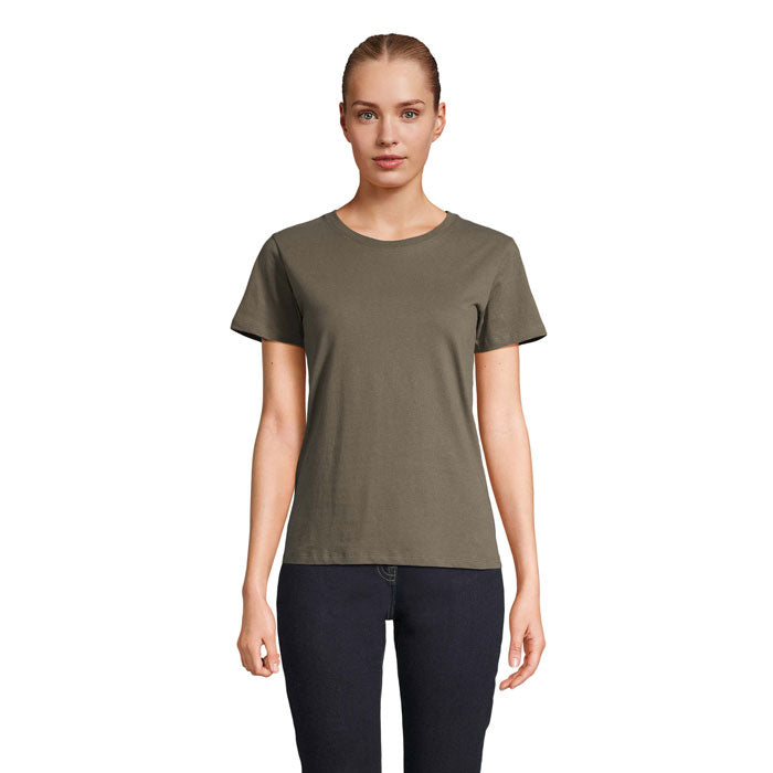 Branded Women's T-Shirt in Green