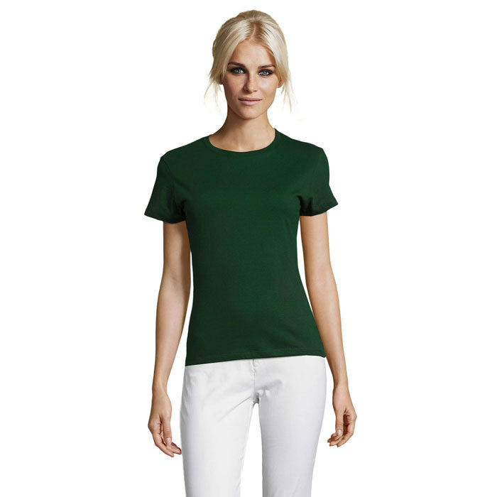 Branded Women's T-Shirt in Green