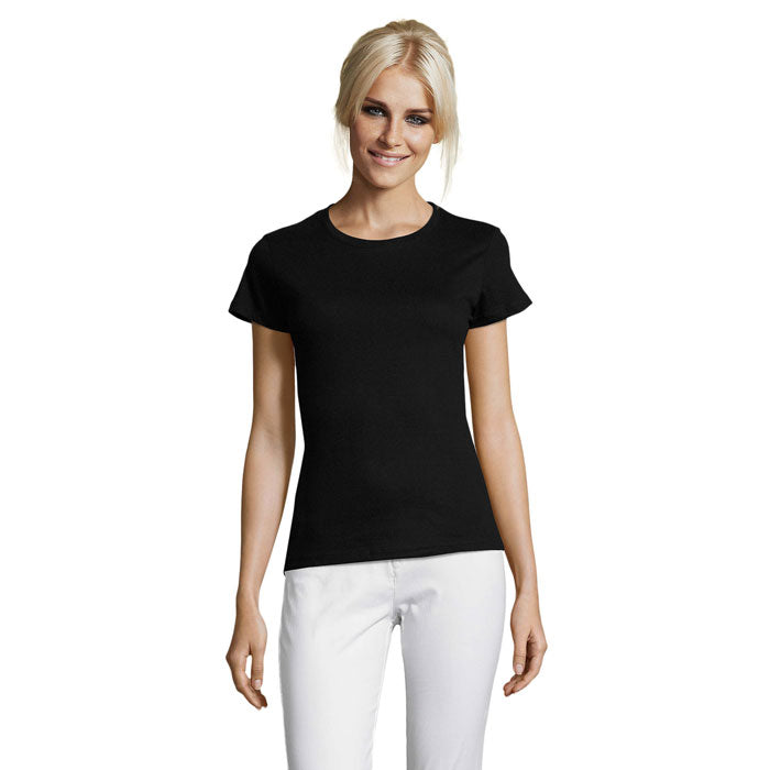 Branded Women's T-Shirt in Black