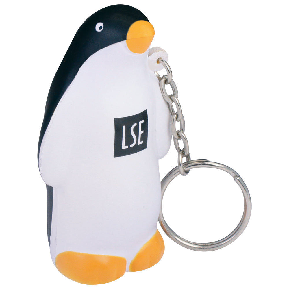 Branded Penguin Stress Toy Keyring