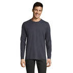Branded Heavyweight Long Sleeve T-Shirt colour option MU