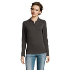 Branded Long Sleeve Women's Polo Shirt colour option CE