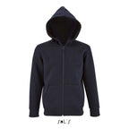 Branded Kids Zip Hoodie in Blue