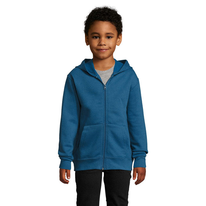 Branded Kids Zip Hoodie colour option SL