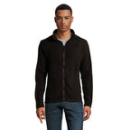 Branded Men's Fleece Jacket in Black