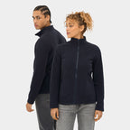 Branded Women's Fleece Jacket in use