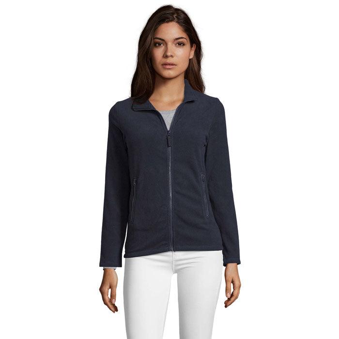 Branded Women's Fleece Jacket in Blue