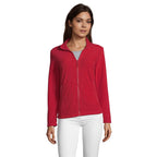 Branded Women's Fleece Jacket in Red