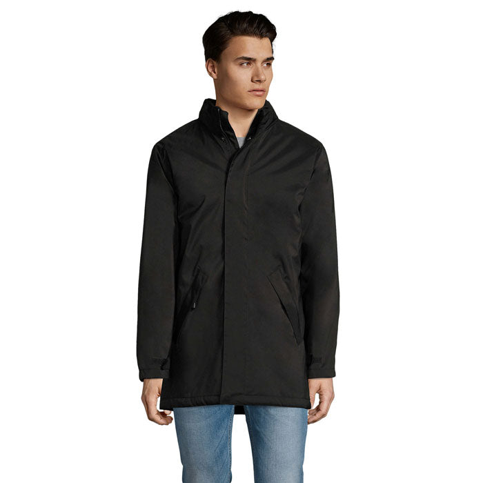 Branded Padded Jacket in Black