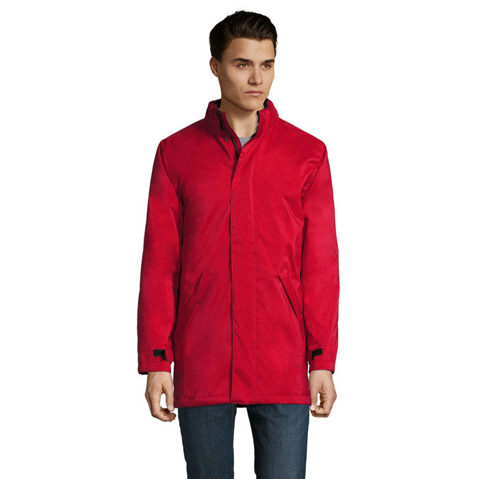 Branded Padded Jacket in Red