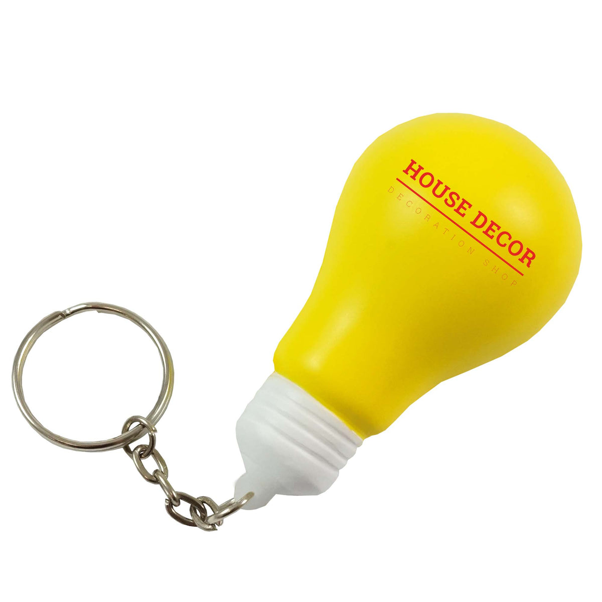 Branded Light Bulb Stress Toy Keyring