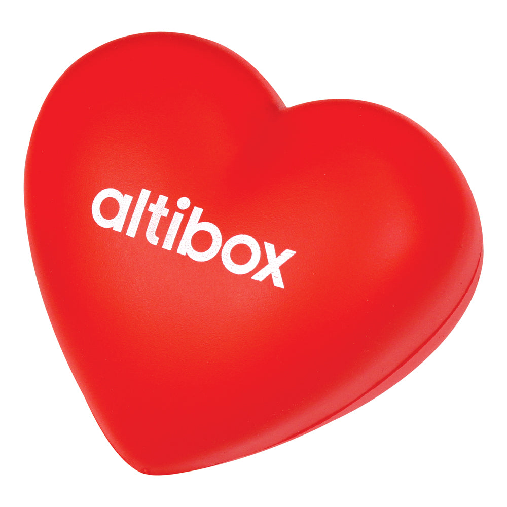 Branded Love Heart Stress Toy