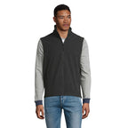 Branded Men's Softshell Gilet in Black