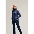 Branded Women's Packable Down Jacket in use