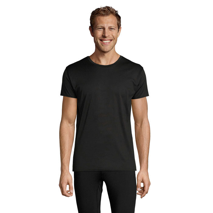 Branded Sublimation T-Shirt in Black